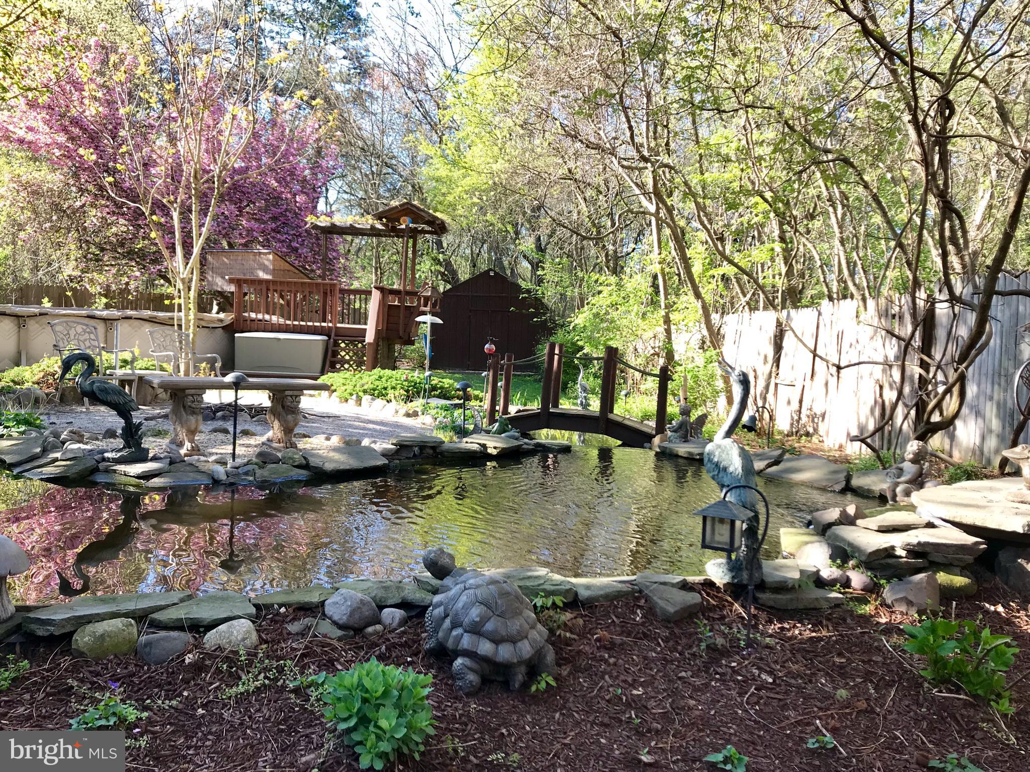 3 Robin Lane Marlton, NJ 08053 - Photo 55 of 59 Garden and pond in spring...