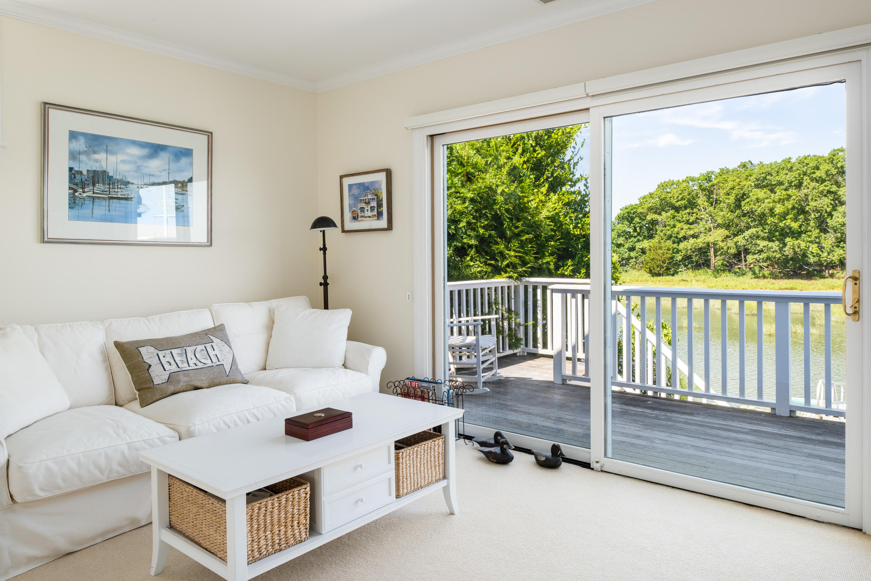 18 Pine Point Road Rowayton, CT 06853 - Photo 14 of 37 a living room with furniture and a large window