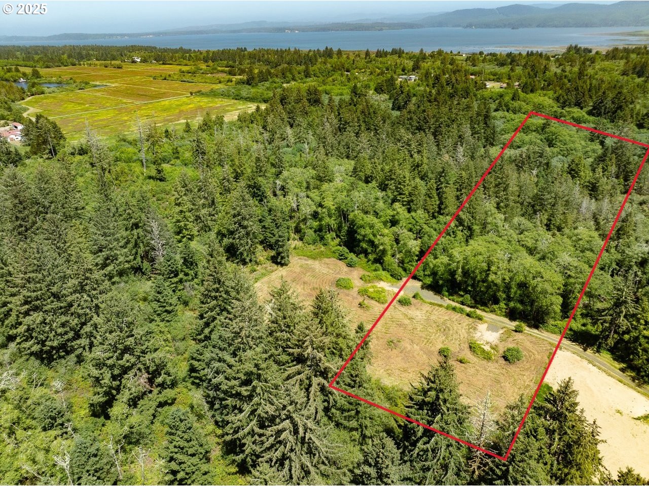 10501 Pearl Lane Long Beach, WA 98631 - Photo 5 of 9 a view of a yard with a lake view