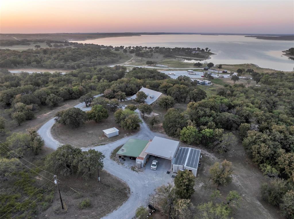 139 Pr-1537 Road Bridgeport, TX 76426 - Photo 14 of 40 an aerial view of a house with a yard and lake view