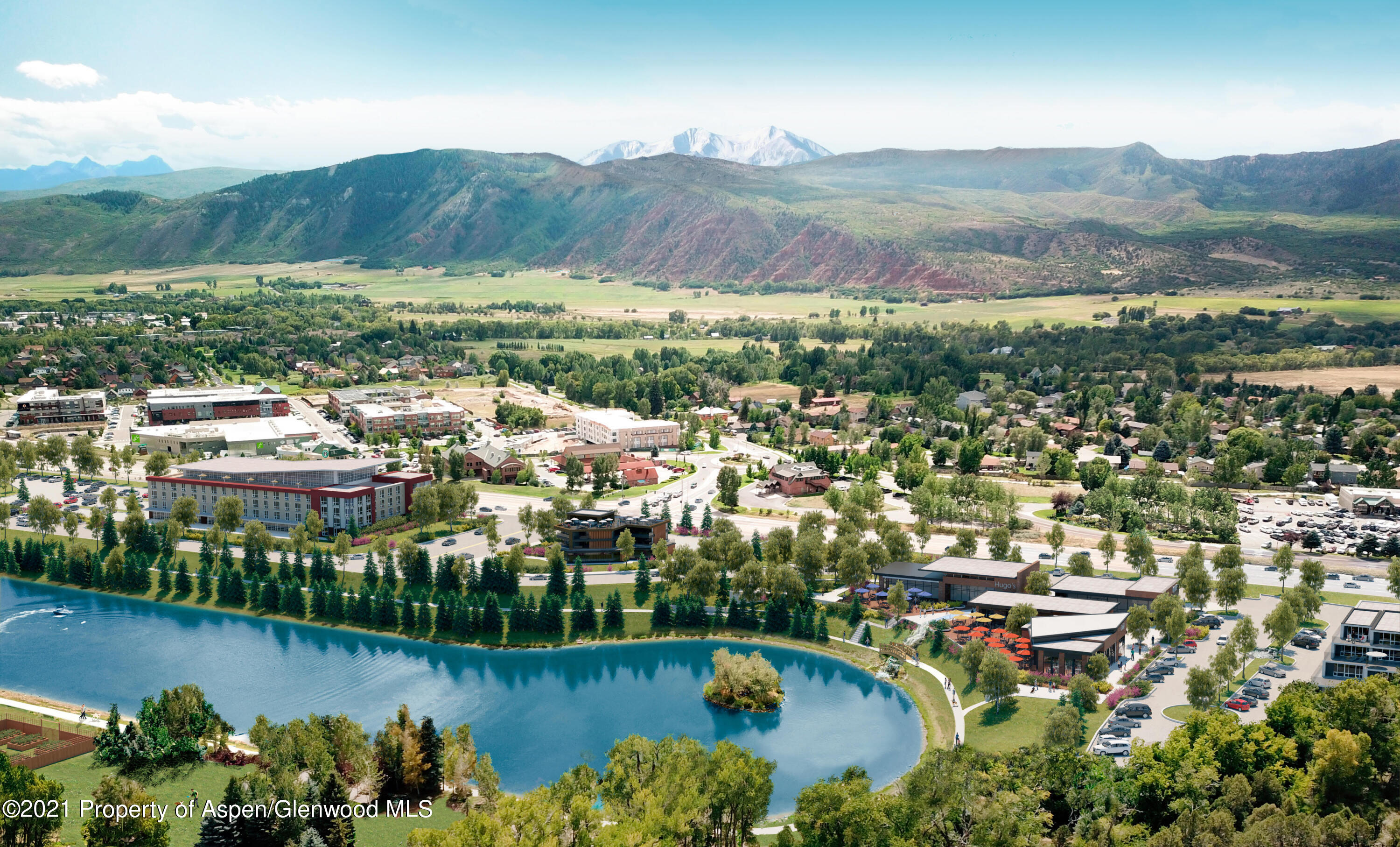 Tbd Tree Farm Drive, Unit A3 301 Basalt, CO 81621 - Photo 8 of 10 a view of a city with lake view