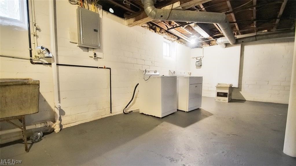 3996 Bluestone Road Cleveland Heights, OH 44121 - Photo 13 of 16 Basement with washer & Dryer