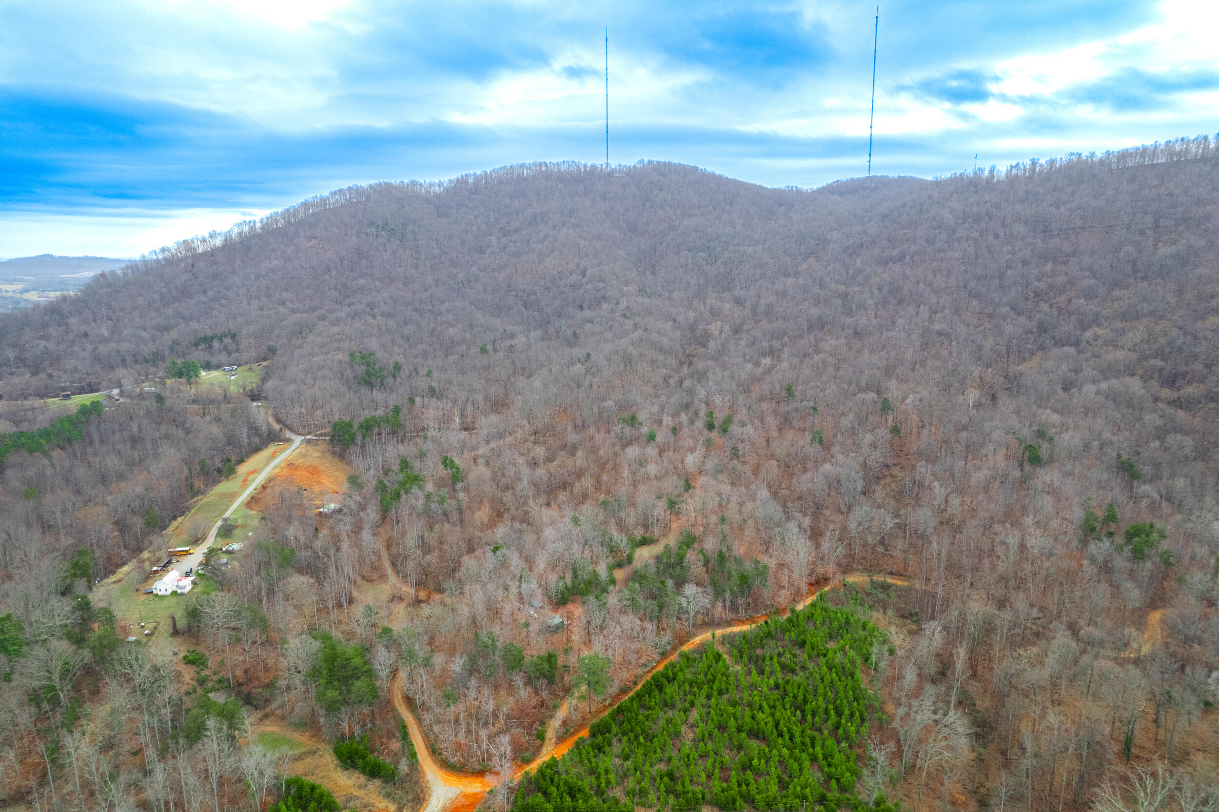 7 Johnson School Road Thaxton, VA 24174 - Photo 1 of 9 a view of a backyard of the house