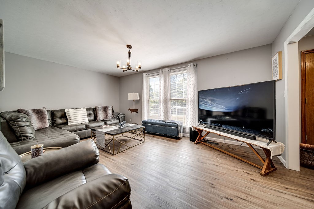 4468 Mt Zion Road Springfield, TN 37172 - Photo 21 of 48 a living room with furniture and a flat screen tv