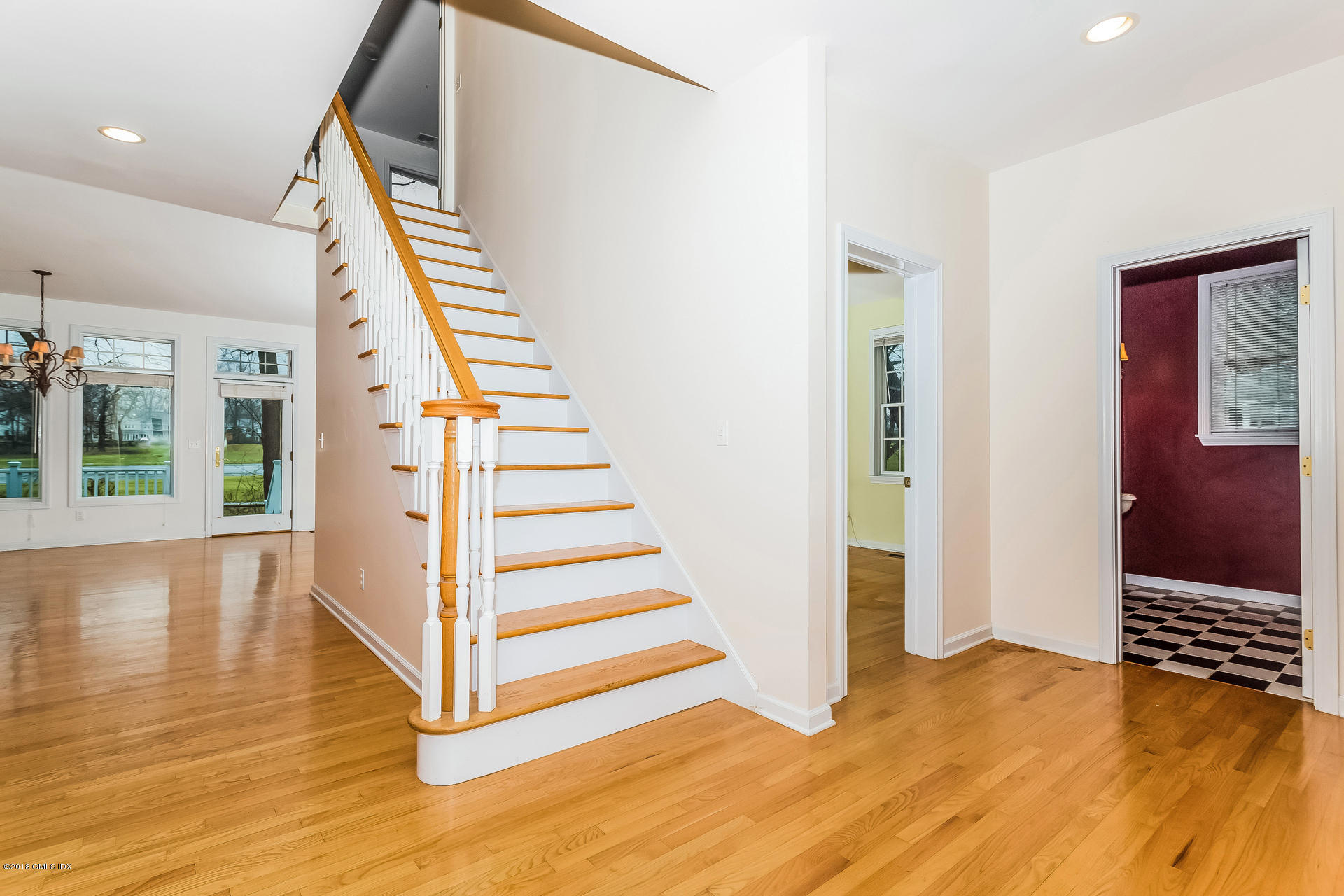 7 Shore Road Old Greenwich, CT 06870 - Photo 15 of 53 a view of a hallway with wooden floor and entryway