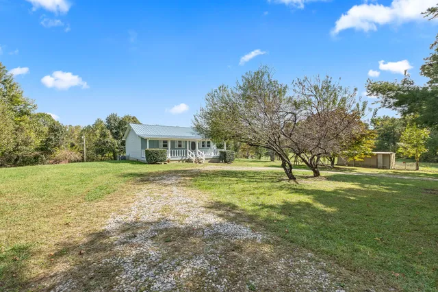 a view of a lake with a mountain