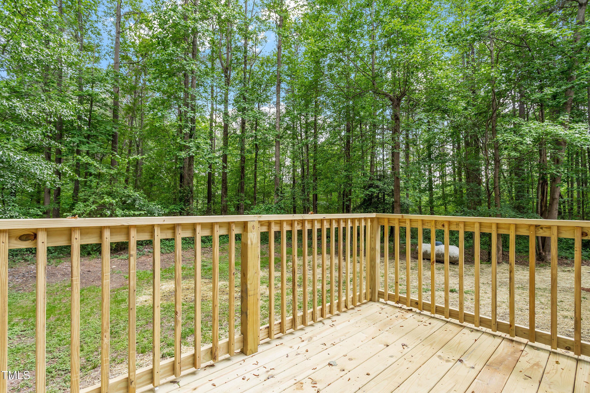 12237 Burgess Road Middlesex, NC 27557 - Photo 33 of 35 a view of a wooden roof deck