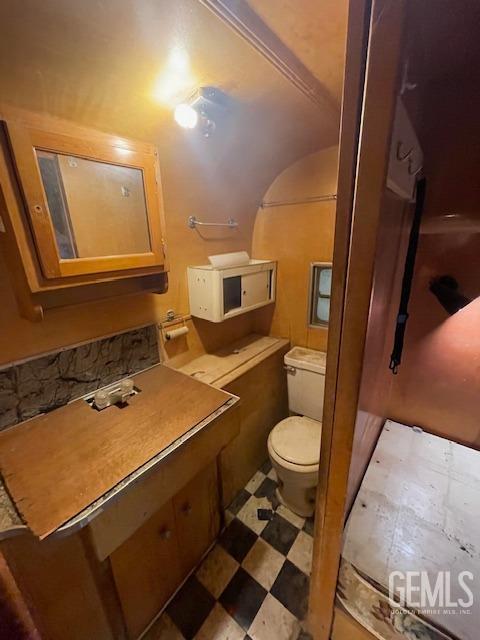 Undisclosed Address Bodfish, CA 93205 - Photo 11 of 19 a bathroom with a sink toilet and mirror