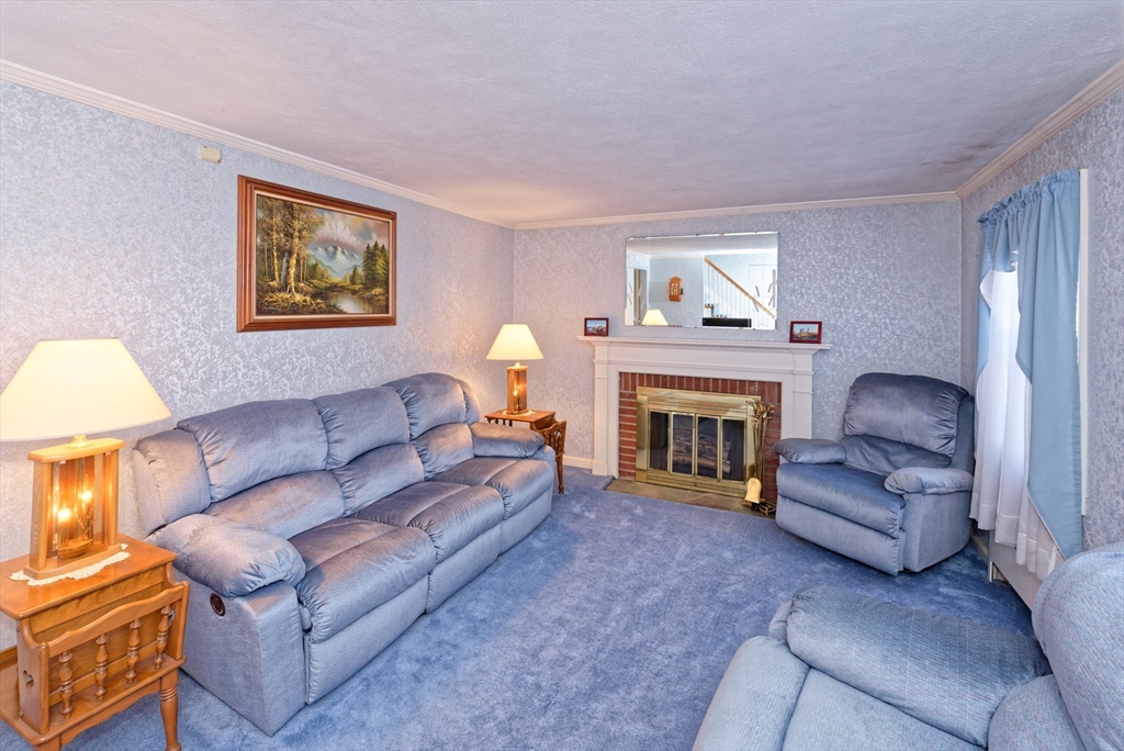 17 Blackman Road Canton, MA 02021 - Photo 2 of 36 a living room with furniture and a fireplace