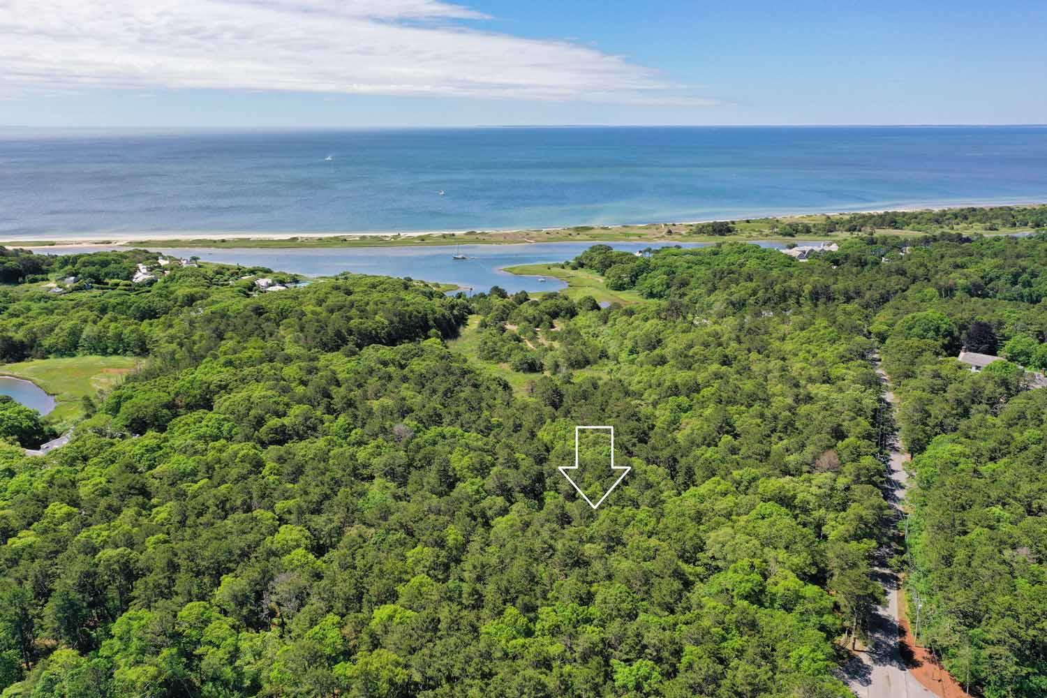 30 Indian Trail Osterville, MA 02655 - Photo 8 of 9 a view of a field with an ocean