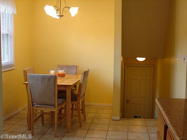 Dining Room. Separate dining area with tile floor