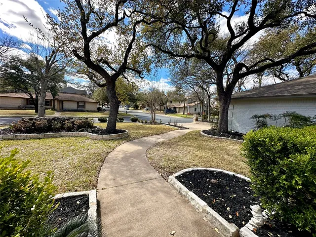 a view of outdoor space yard and swimming pool