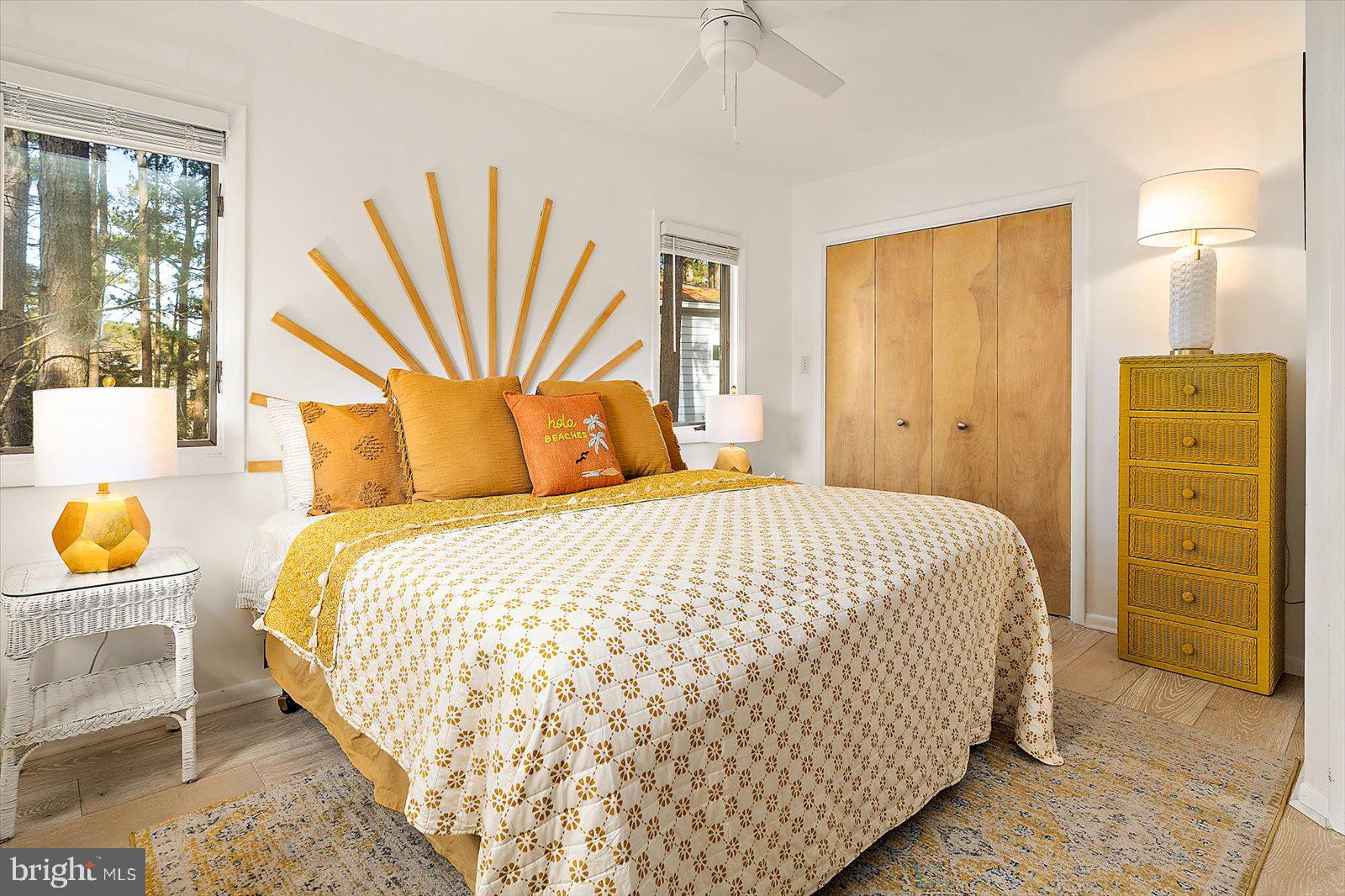 943 Pine Tree Lane Bethany Beach, DE 19930 - Photo 45 of 87 Fourth bedroom with ceiling fan