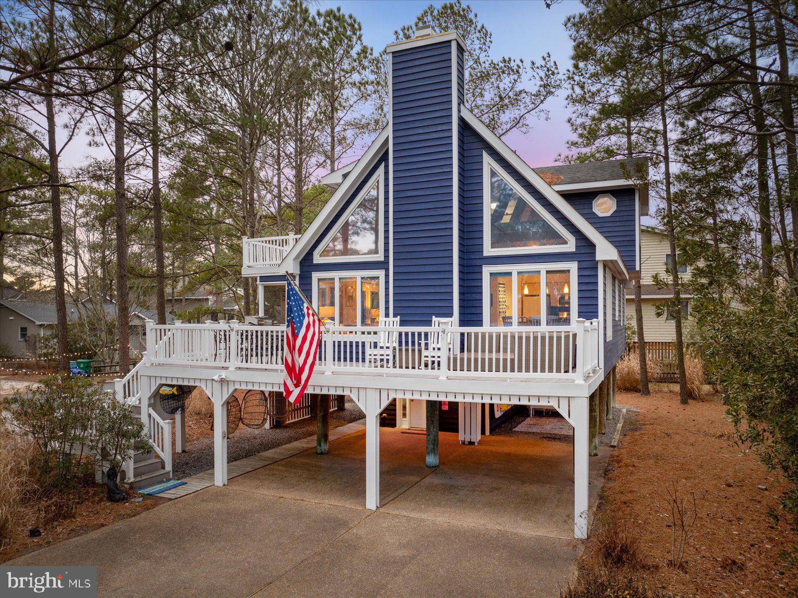 943 Pine Tree Lane Bethany Beach, DE 19930 - Photo 52 of 87 943 Pine Tree Ln - front view of the home