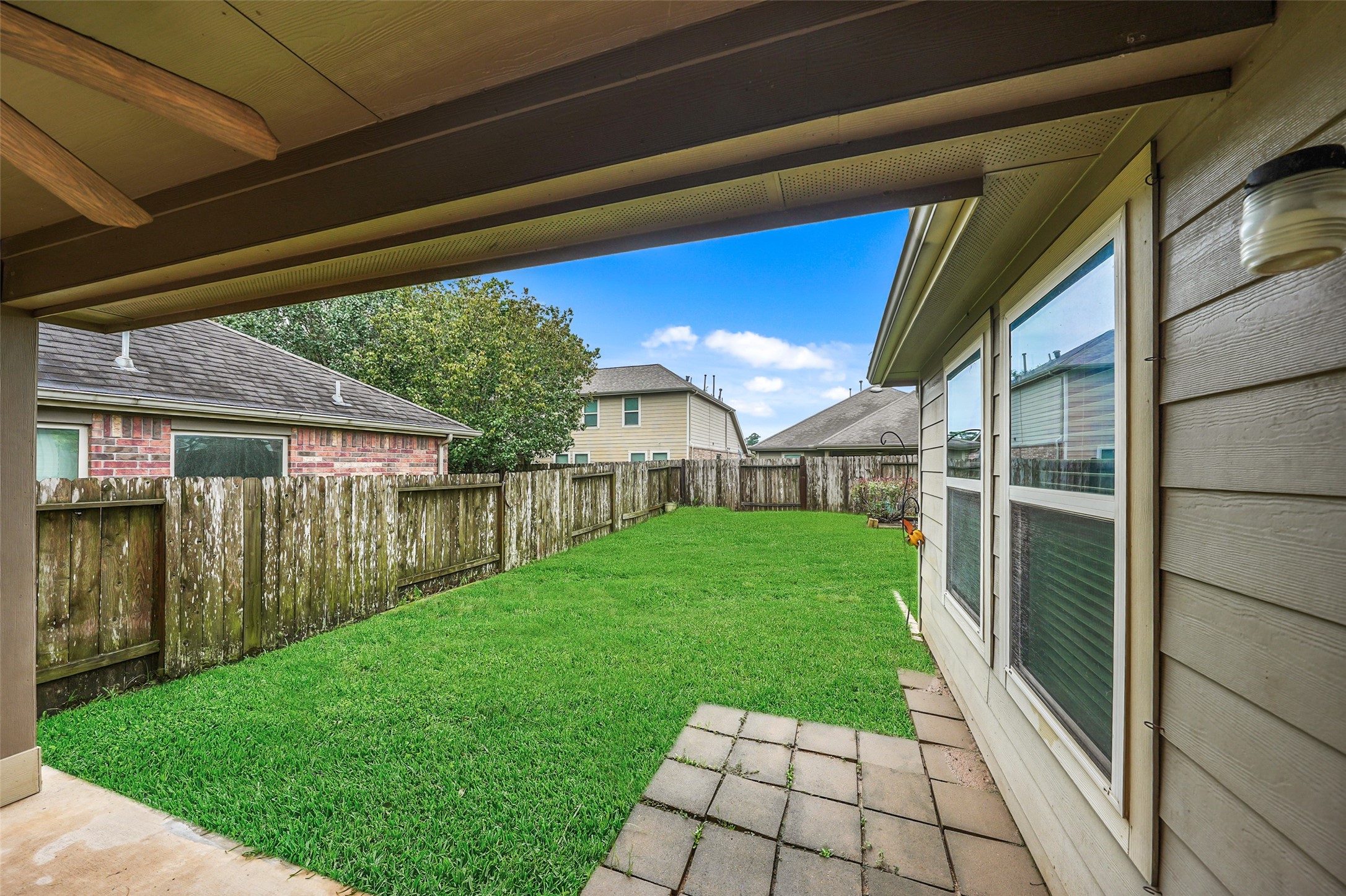 24138 McKinzie Ridge Drive Porter, TX 77365 - Photo 20 of 24 Backyard is ready to be enjoyed!