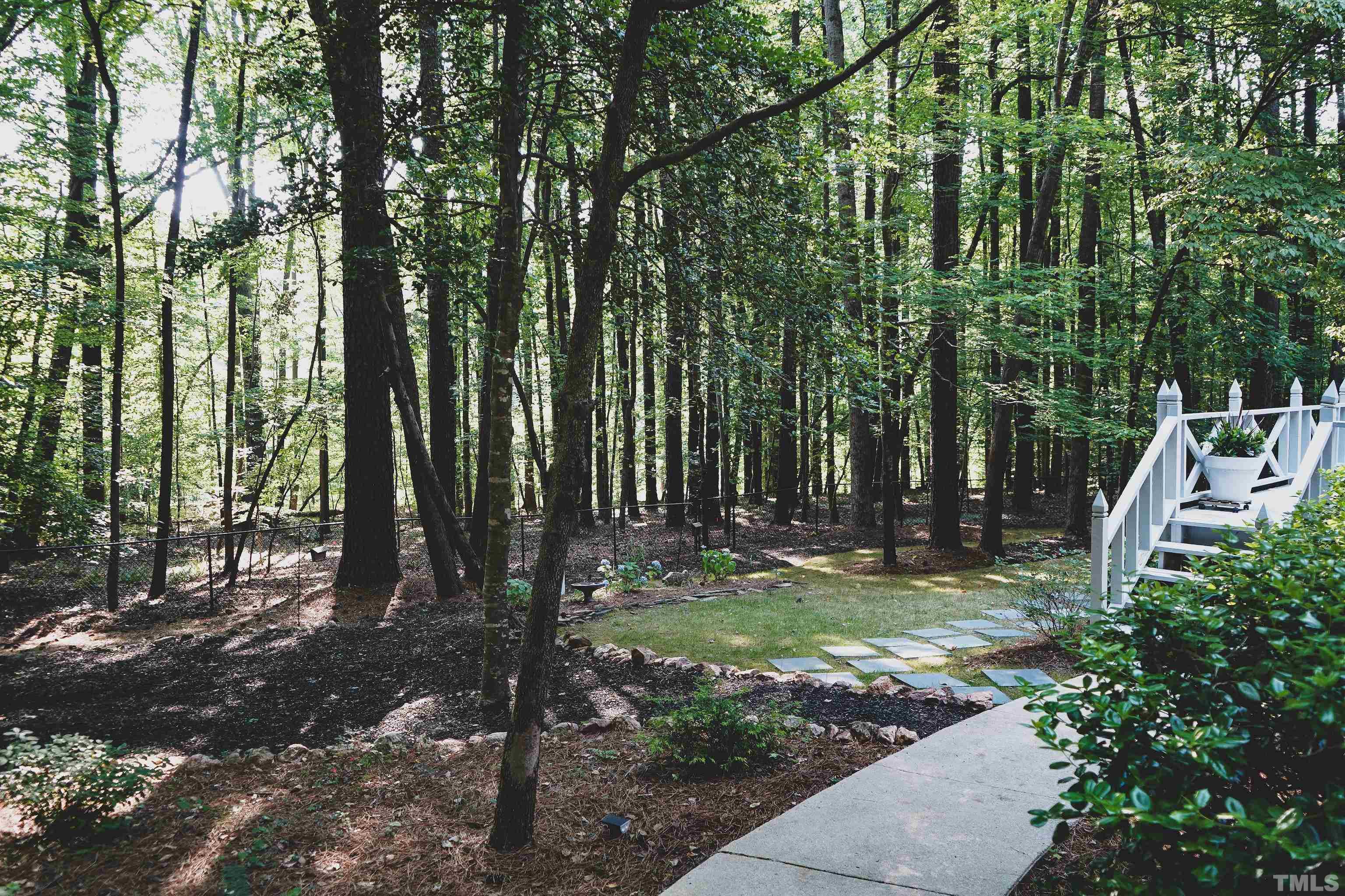 5025 Red Cedar Road Raleigh, NC 27613 - Photo 9 of 75 a view of a backyard with swimming pool