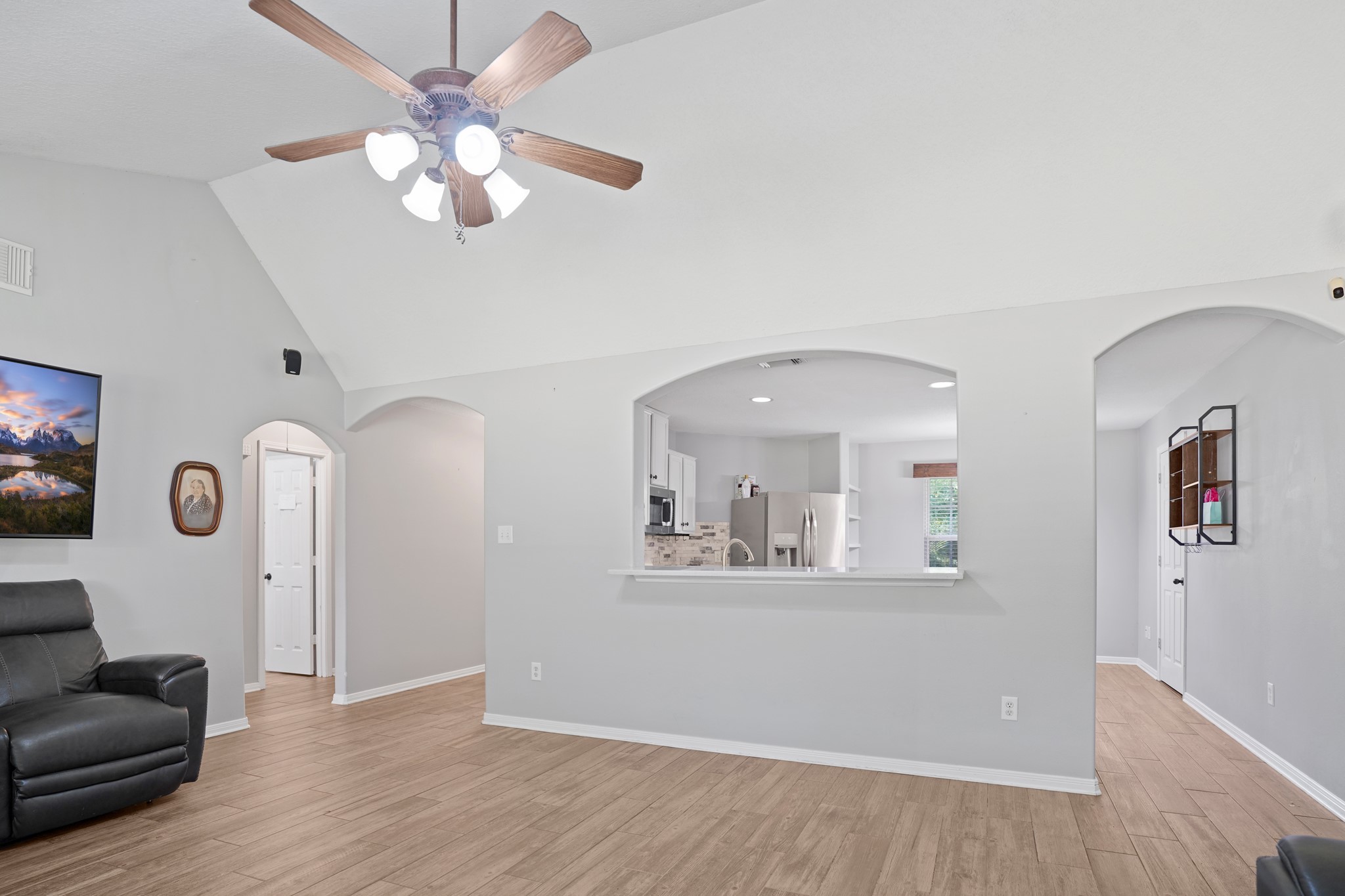 1003 Cherry Creek Road Dayton, TX 77535 - Photo 15 of 45 Kitchen is open to the family room.