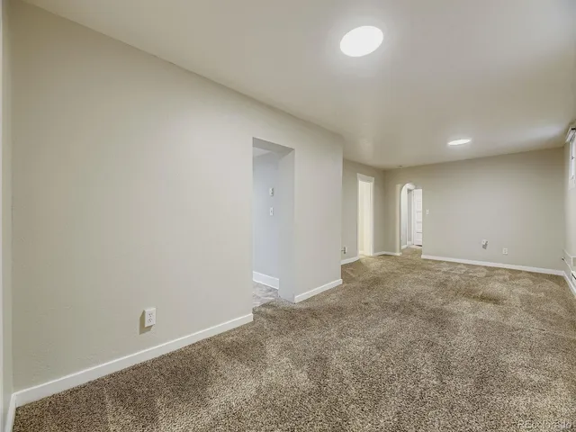 a view of an empty room