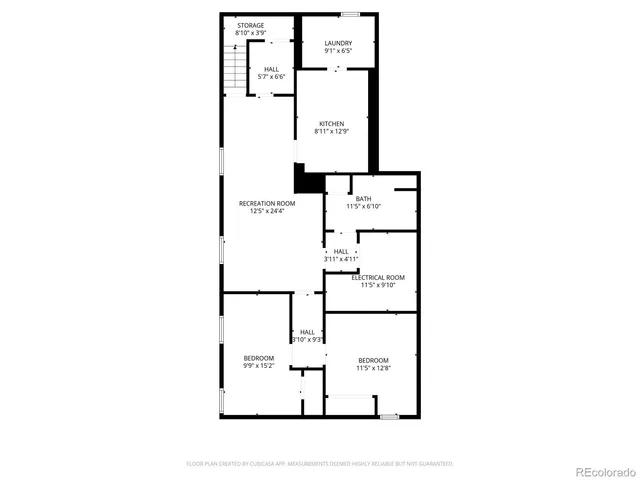 a view of a brick buildings with many windows