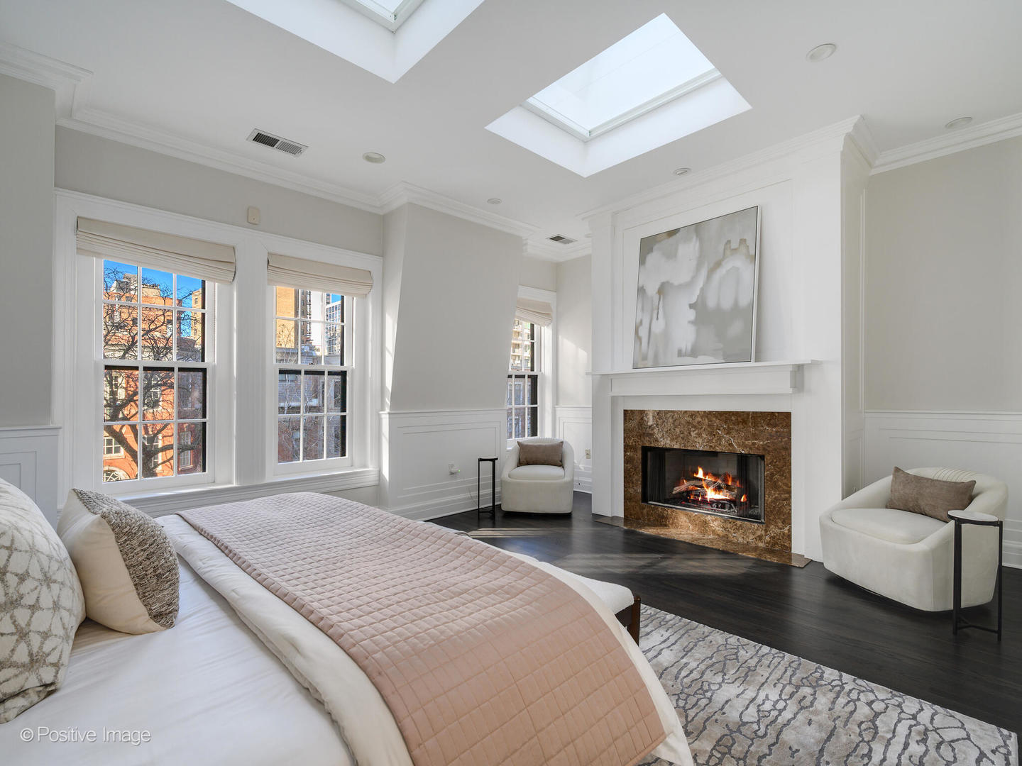 37 East Elm Street Chicago, IL 60611 - Photo 17 of 32 a living room with furniture and a fireplace