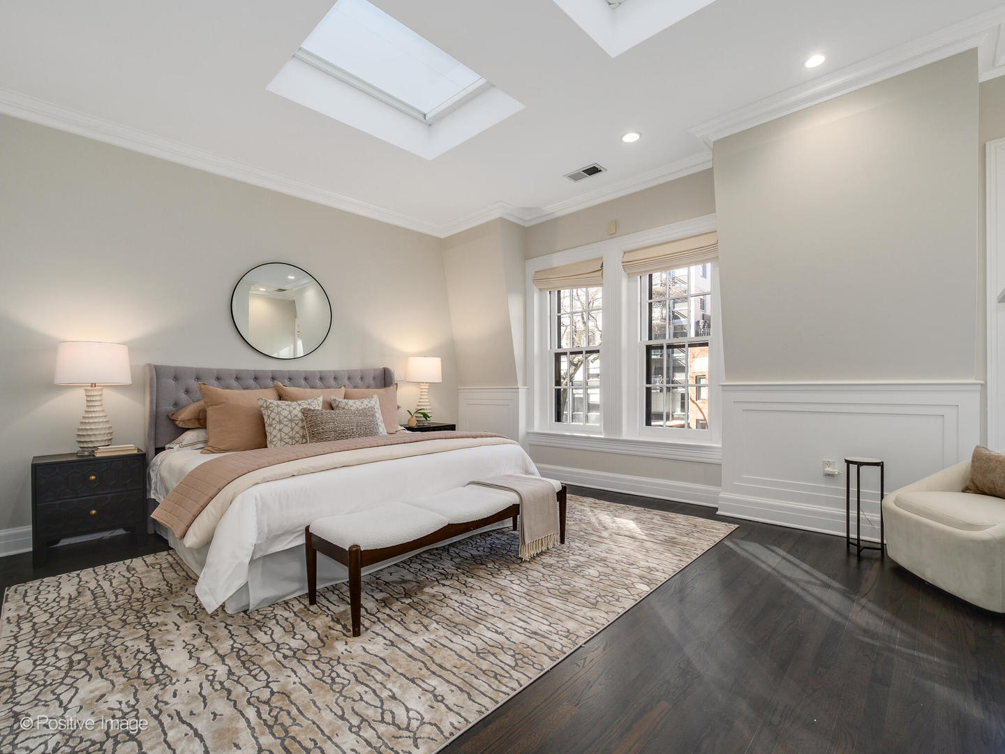 37 East Elm Street Chicago, IL 60611 - Photo 18 of 32 a bedroom with bed and a large window