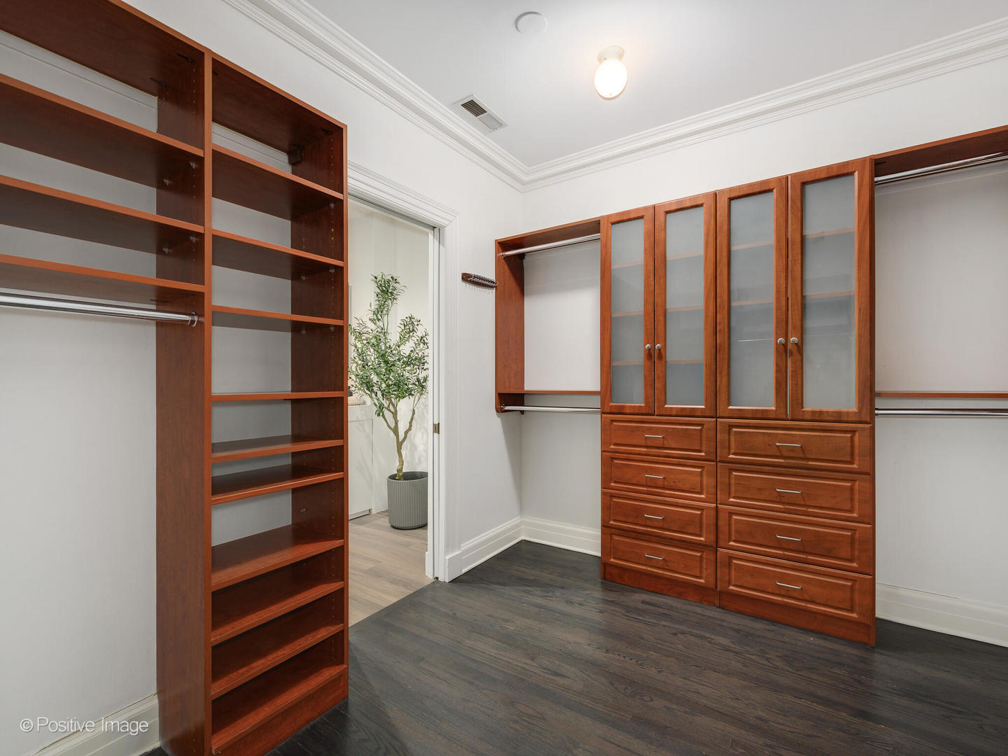 37 East Elm Street Chicago, IL 60611 - Photo 21 of 32 a view of walk in closet with wooden floor