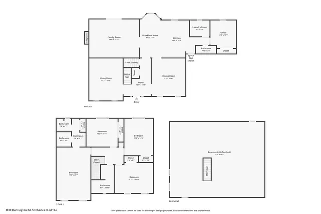 $549,900 | 1810 Huntington Road, St. Charles, IL 60174