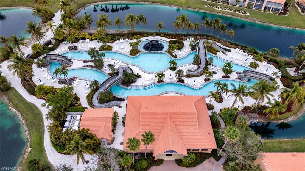 6840 Beach Resort Drive, Unit 16 Naples, FL 34114 - Photo 48 of 49 Drone / aerial view of a large body of water