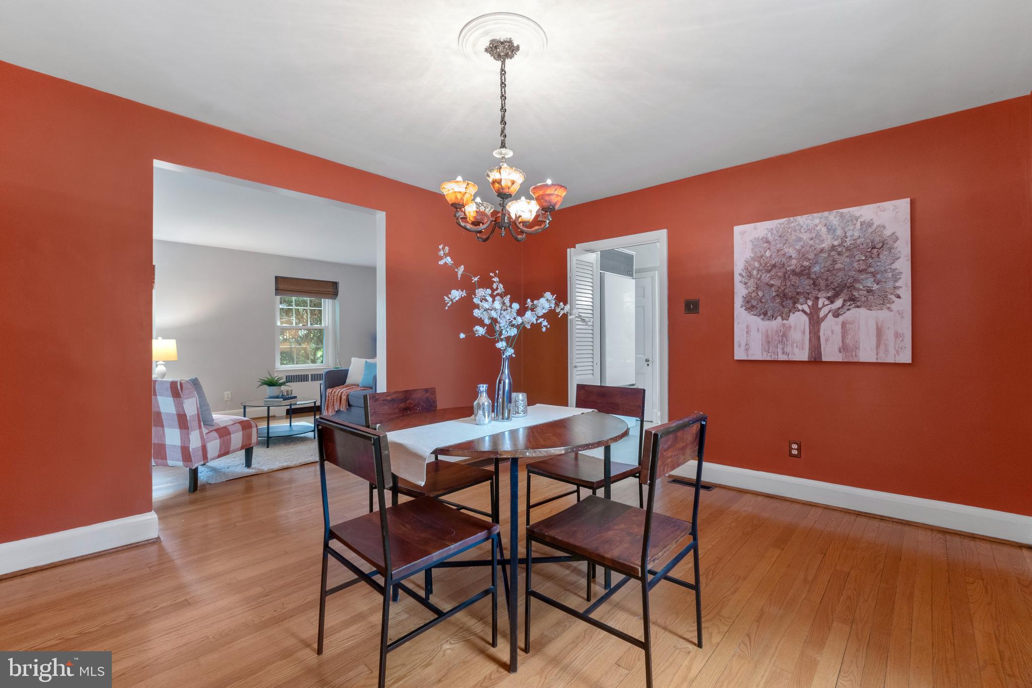 2110 South Road Baltimore, MD 21209 - Photo 20 of 43 Formal DR with unique chandlier