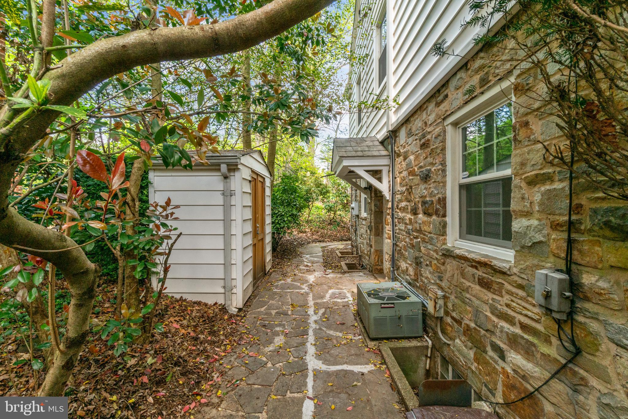 2110 South Road Baltimore, MD 21209 - Photo 5 of 43 Shed for lawn equipment on side
