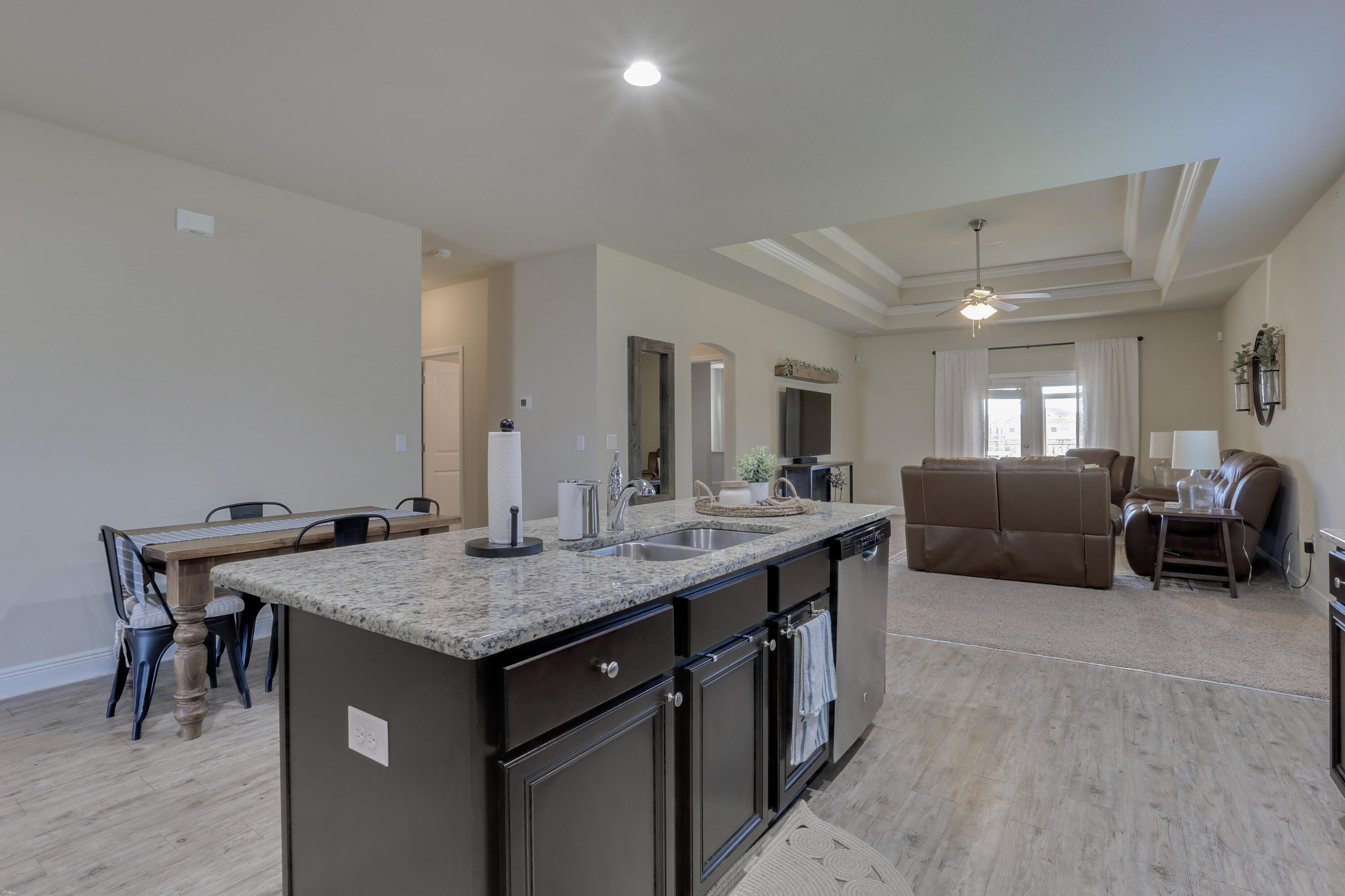 671 Teal Street Crestview, FL 32539 - Photo 17 of 41 a view of a kitchen counter top space and furniture
