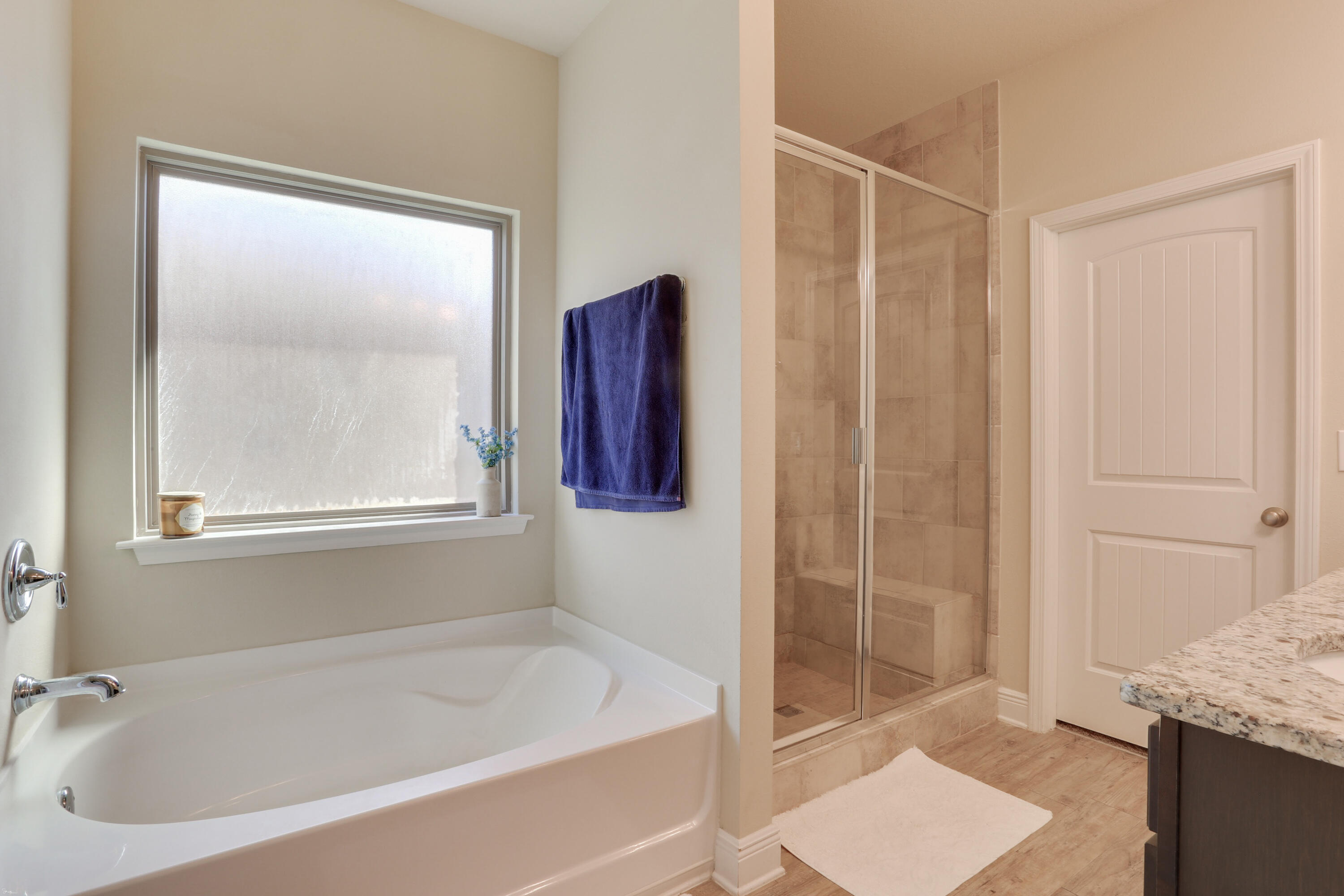 671 Teal Street Crestview, FL 32539 - Photo 30 of 41 a white bath tub sitting next to a shower