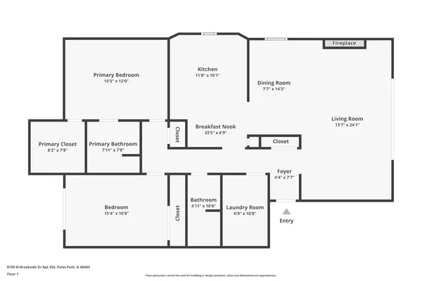 $299,500 | 8150 Brookside Drive, Unit 204, Palos Park, IL 60464