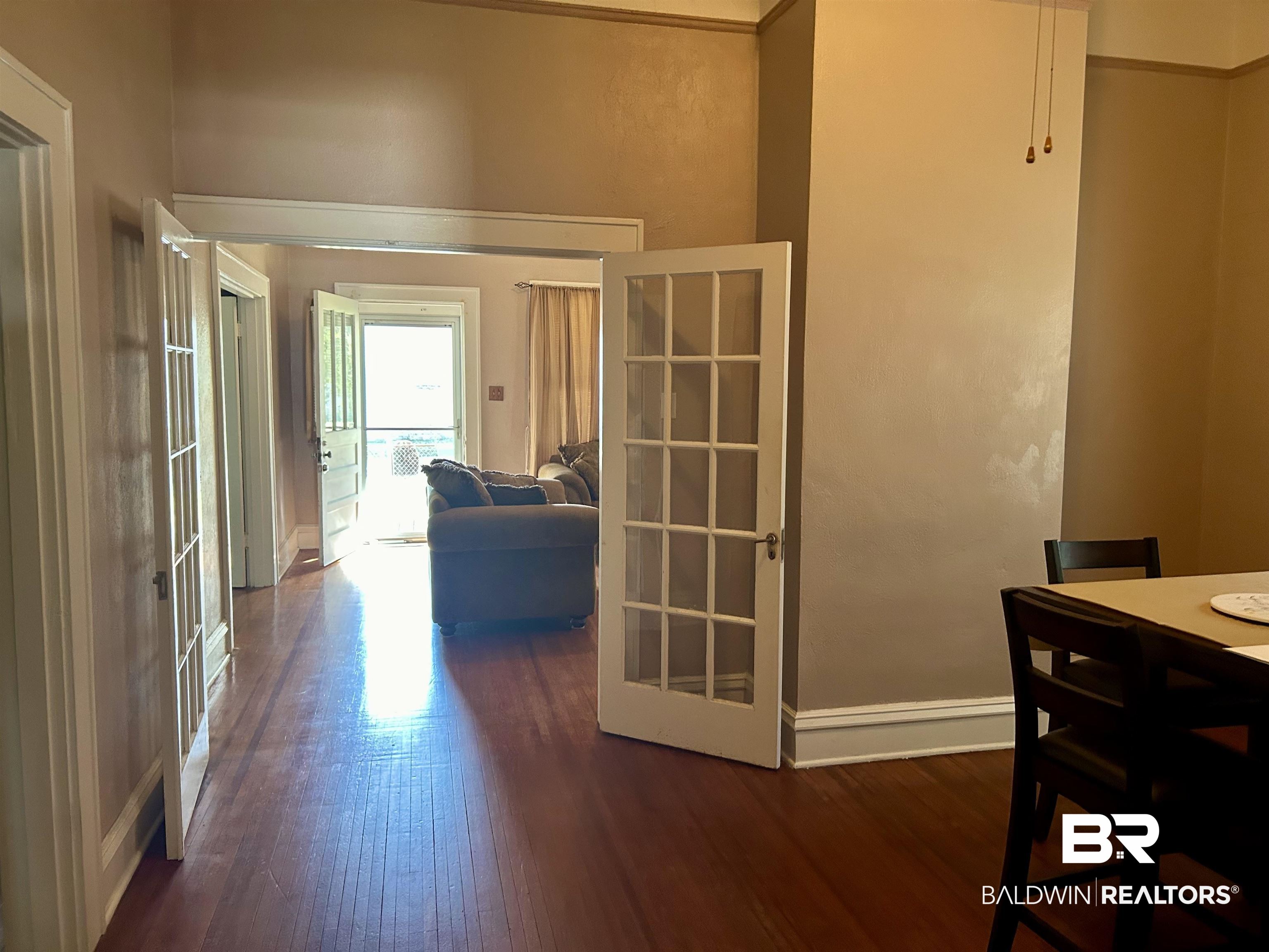 405 North Wasson Avenue Mobile, AL 36612 - Photo 5 of 26 Dining room with dark wood flooring and French doors
