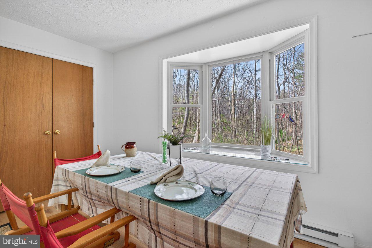 191 Hideaway Farms Road Edinburg, VA 22824 - Photo 5 of 40 a view of a dining room with furniture window and outside view