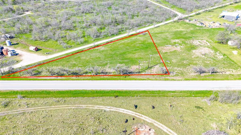 Aerial view featuring a rural view