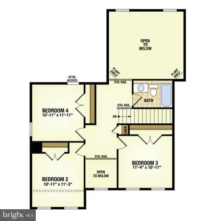 a spacious bedroom with a bed and glass walk in closet