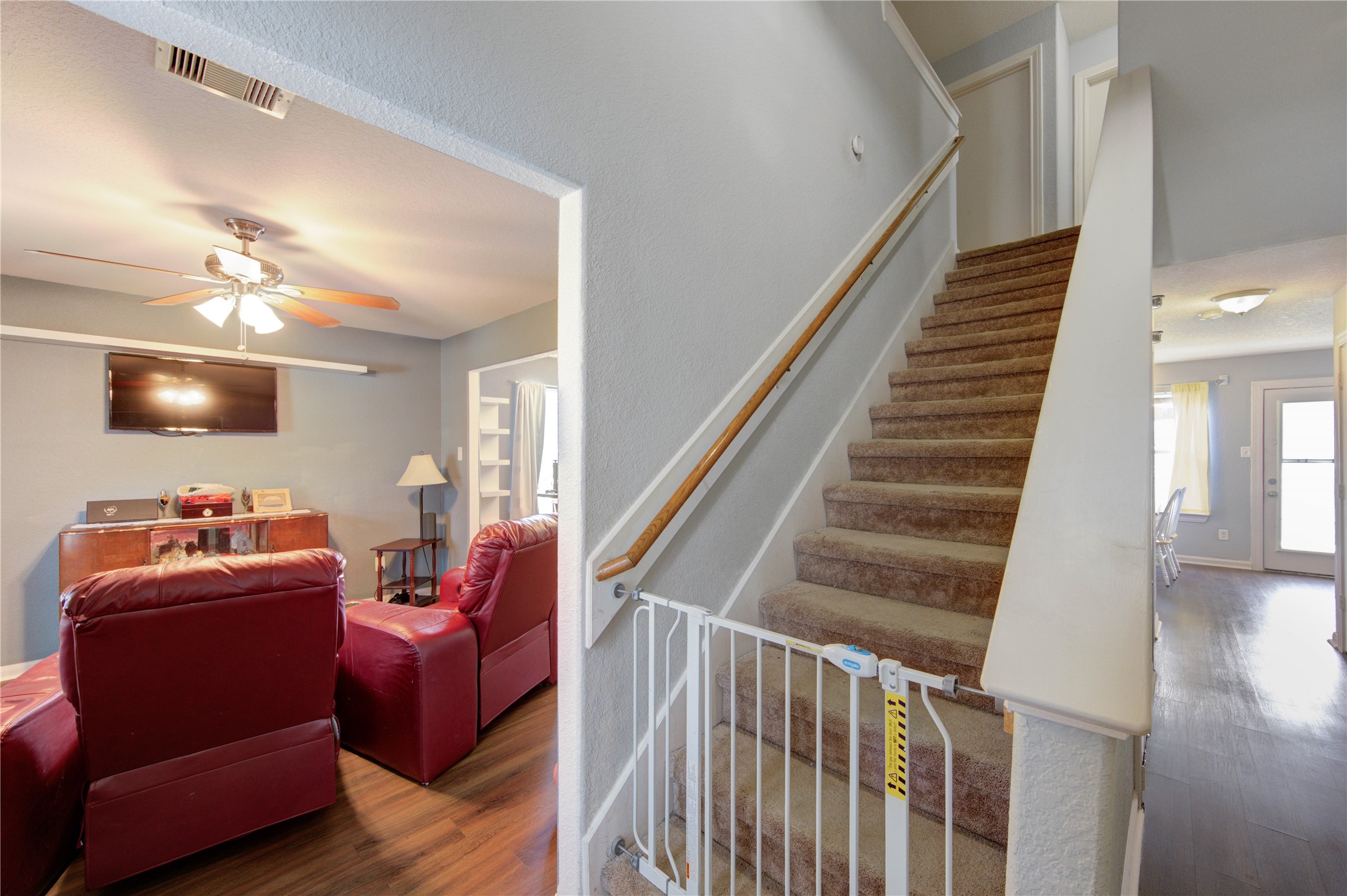 19103 Crystola Park Spring, TX 77373 - Photo 5 of 49 a living room with furniture and a chandelier