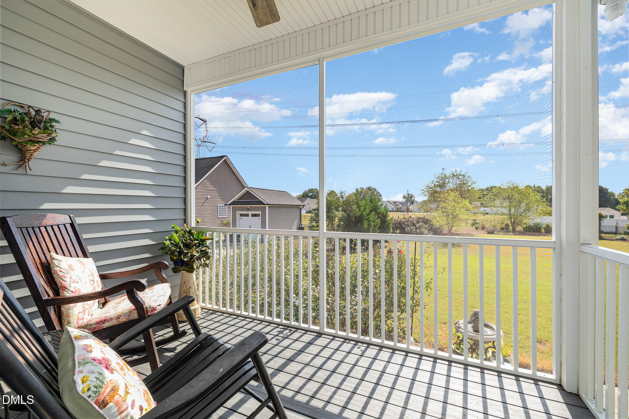 17 Kiowa Court Willow Spring, NC 27592 - Photo 21 of 27 a balcony with wooden floor