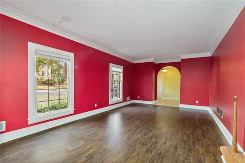a view of an empty room with window
