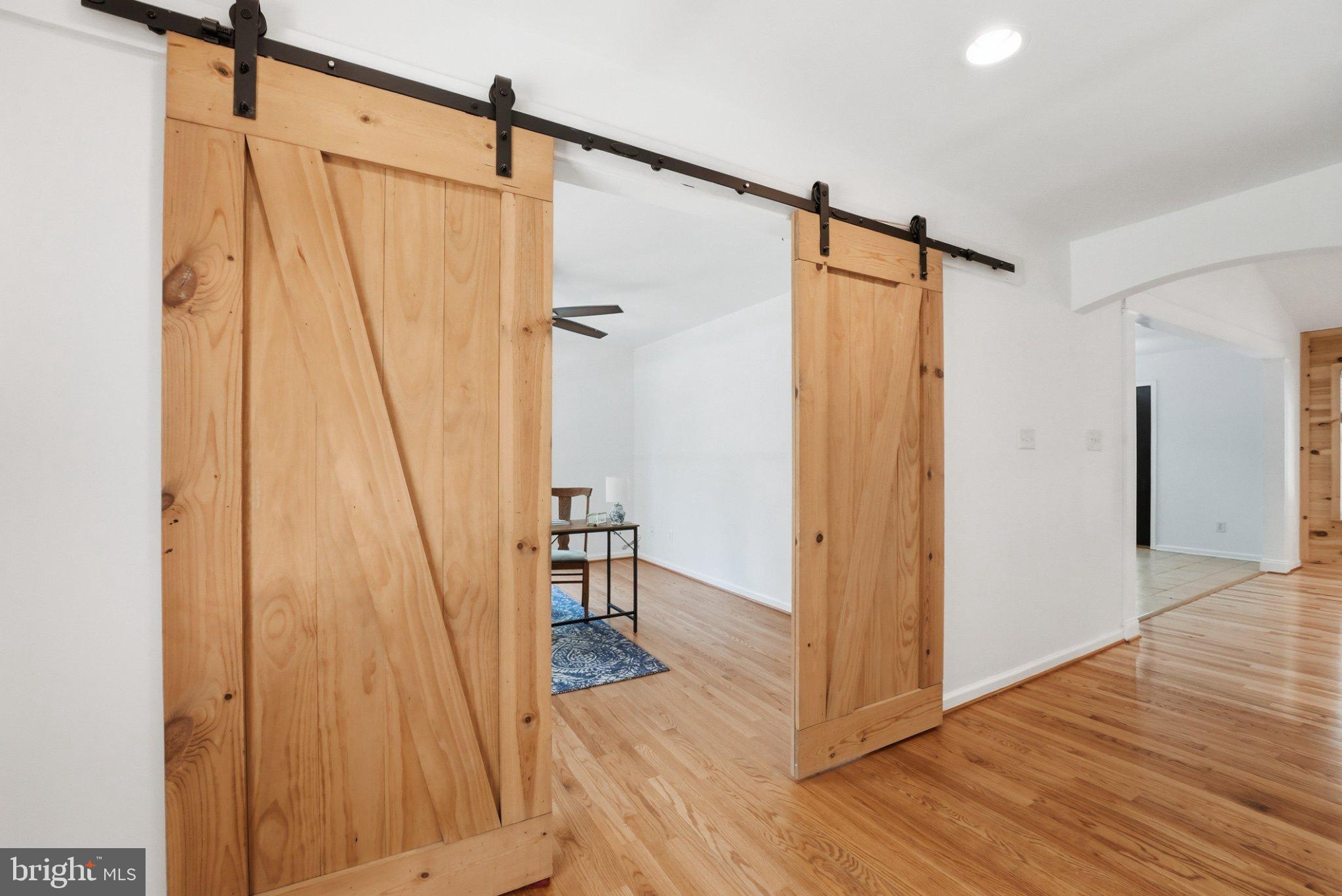1522 Meander Run Road Locust Dale, VA 22948 - Photo 12 of 72 Barn door entry to dedicated office space