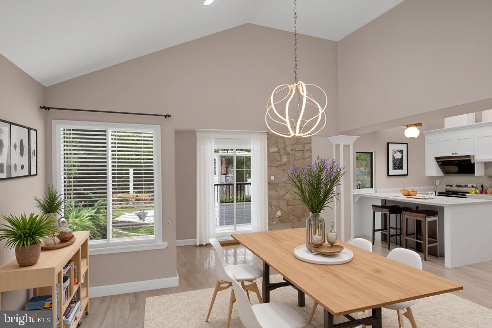 110 Hopewell Road Marlton, NJ 08053 - Photo 50 of 54 a view of a dining room with furniture window and wooden floor