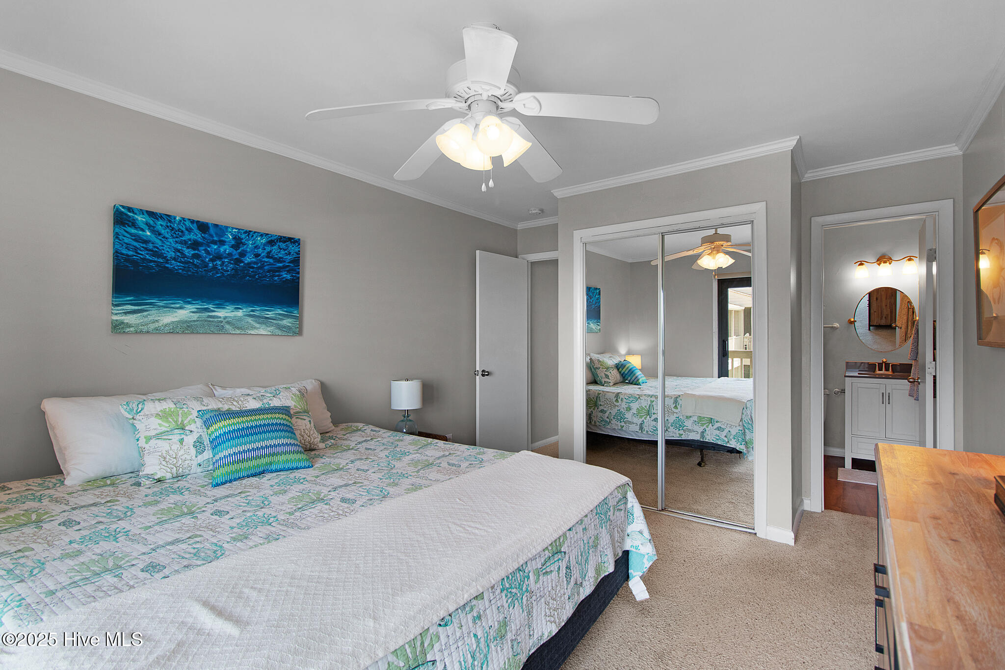 2111 West Fort Macon Road, Unit 336 DUNESCAPE Atlantic Beach, NC 28512 - Photo 18 of 43 Primary suite with ocean views