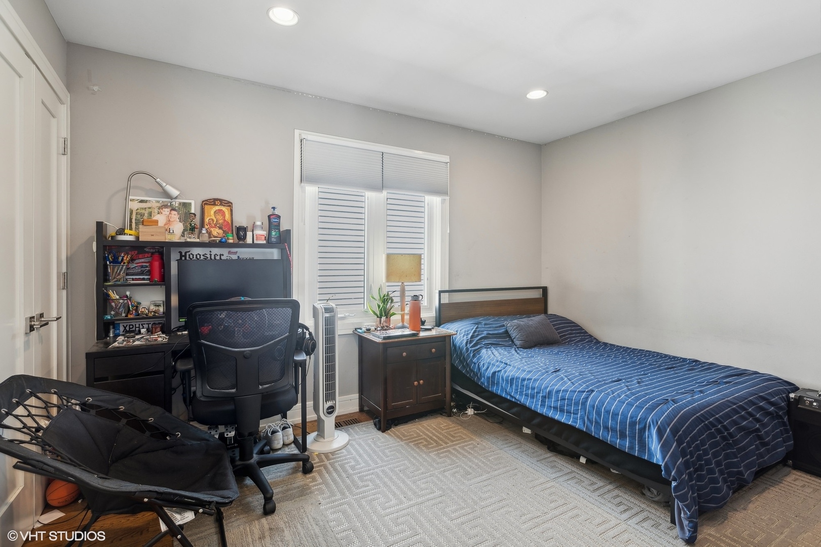 459 Simone Drive Des Plaines, IL 60016 - Photo 14 of 23 a bedroom with a bed and a window