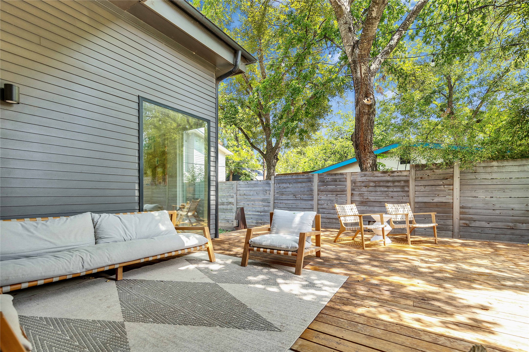 506 Powell Circle Austin, TX 78704 - Photo 8 of 39 a view of a patio with couches and chairs