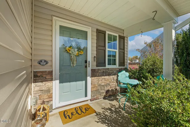 a view of front door