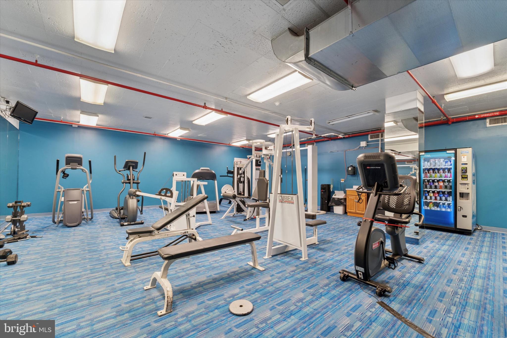 1324 Locust Street, Unit 1121 Philadelphia, PA 19107 - Photo 17 of 25 Bright and inviting fitness center space.