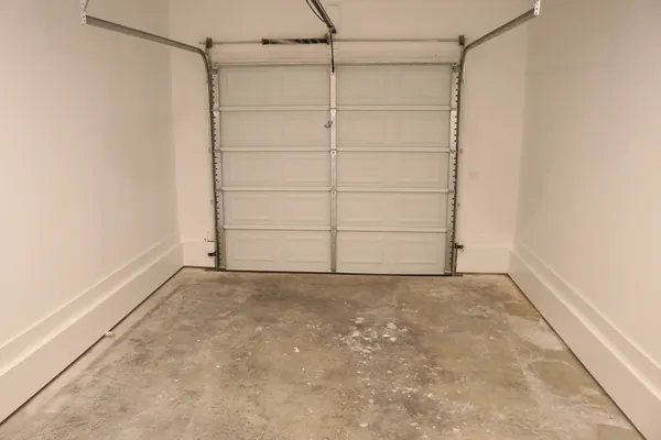 a view of a room with an empty space