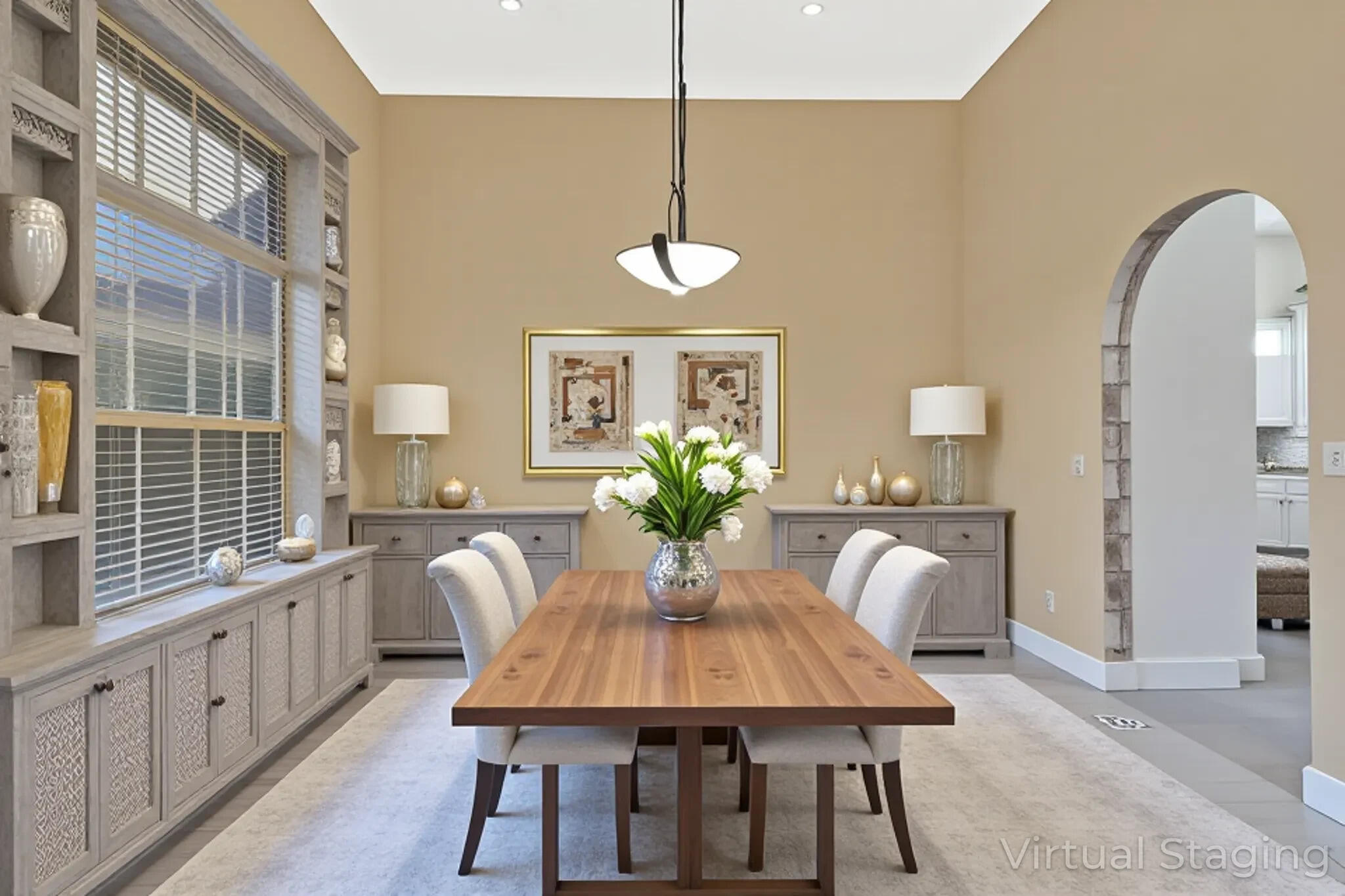 19236 Bay Leaf Court Boca Raton, FL 33498 - Photo 7 of 100 a view of a a dining room with furniture window and wooden floor