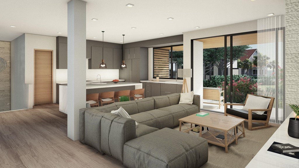 516 Ford Avenue Solana Beach, CA 92075 - Photo 3 of 20 a living room with furniture and large windows